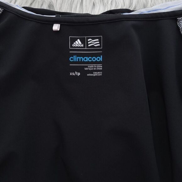 Adidas Cllimacool Women's Size XS Full Zip Hooded Striped Jacket - Picture 6 of 7